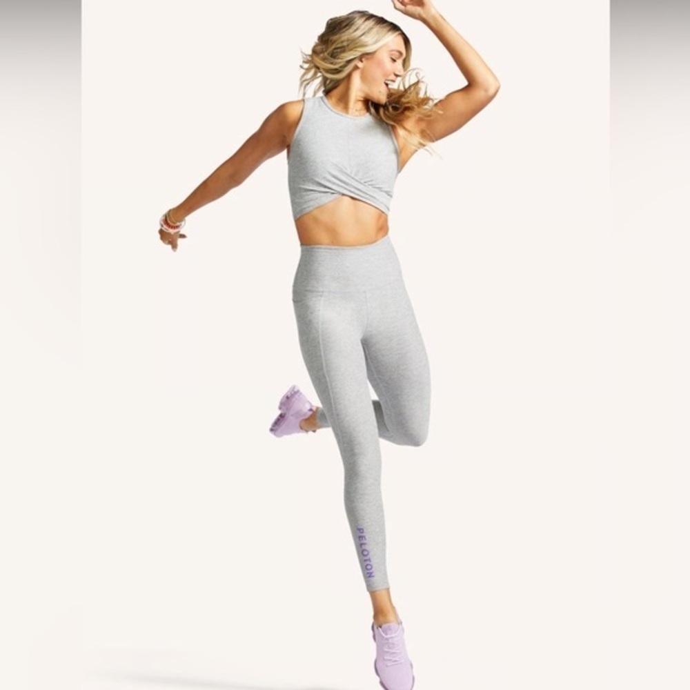 Beyond Yoga x Peloton Gray Spacedye Leggings Large